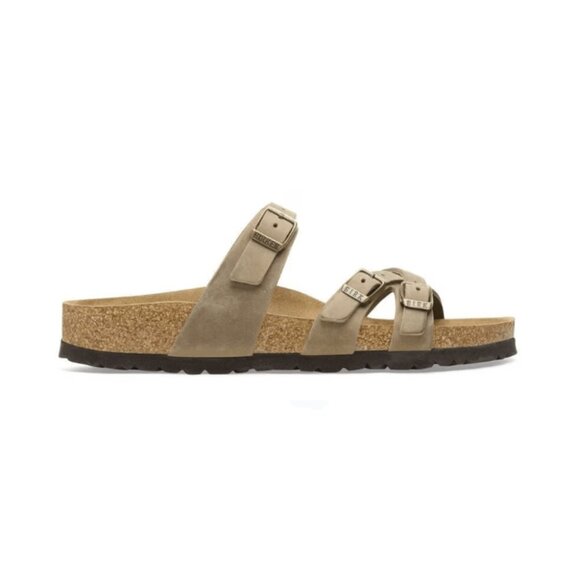 Birkenstock Franca Oiled Leather Sandals – Tobacco Brown